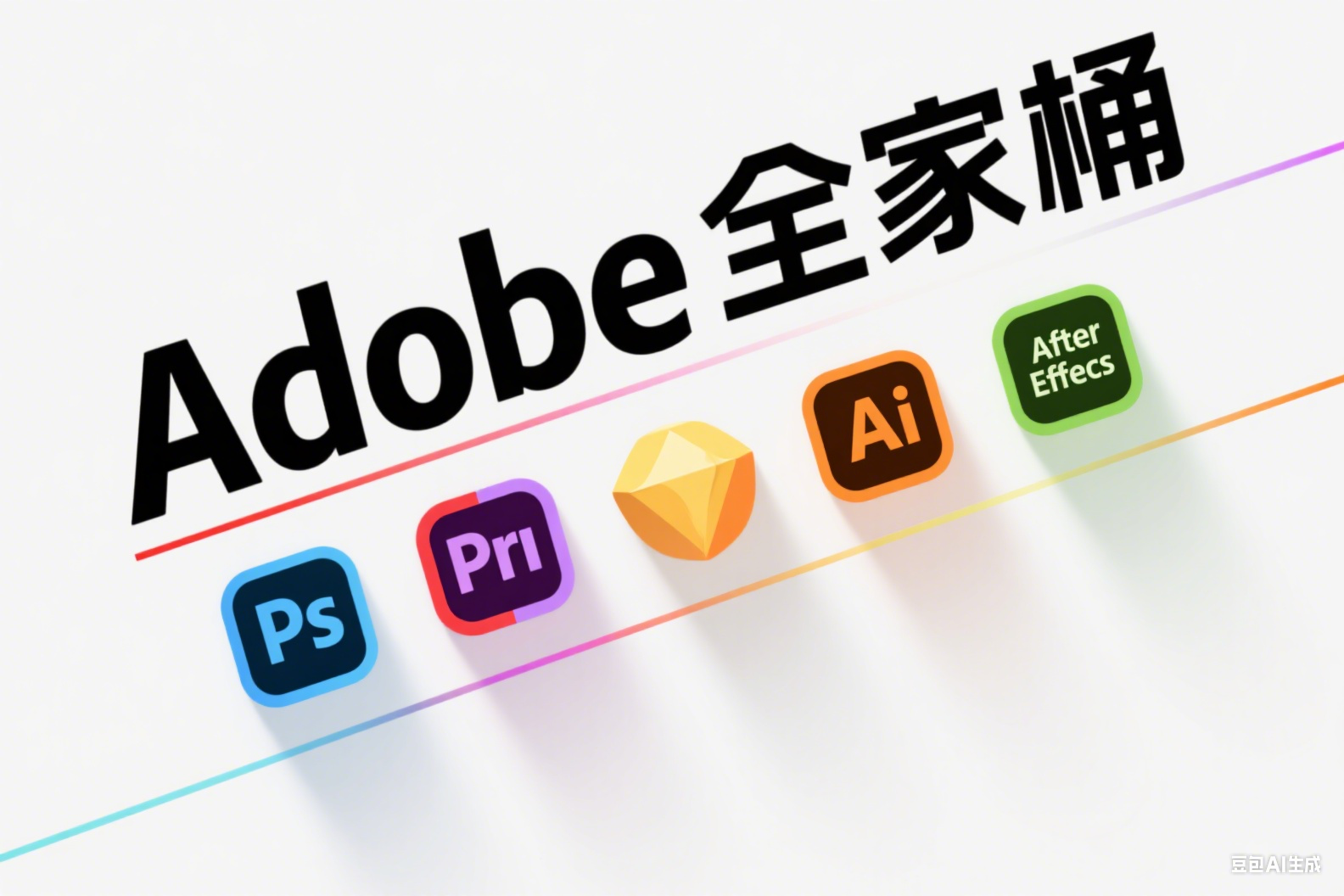 2025Adobe全家桶合集，均为免注册激活版安装直接可用！-百德资源网